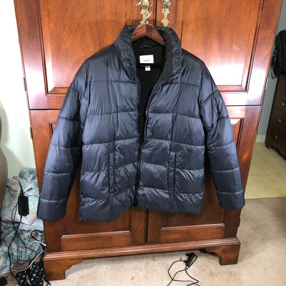 Old Navy Black Puffer Jacket XL Men's Winter Coat - Picture 15 of 16